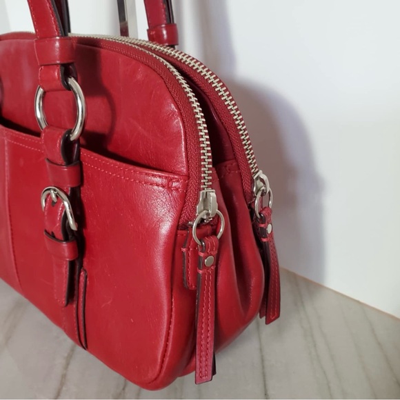 Coach Bonnie Soho Red Shoulder Bag No 12695 - Picture 4 of 16